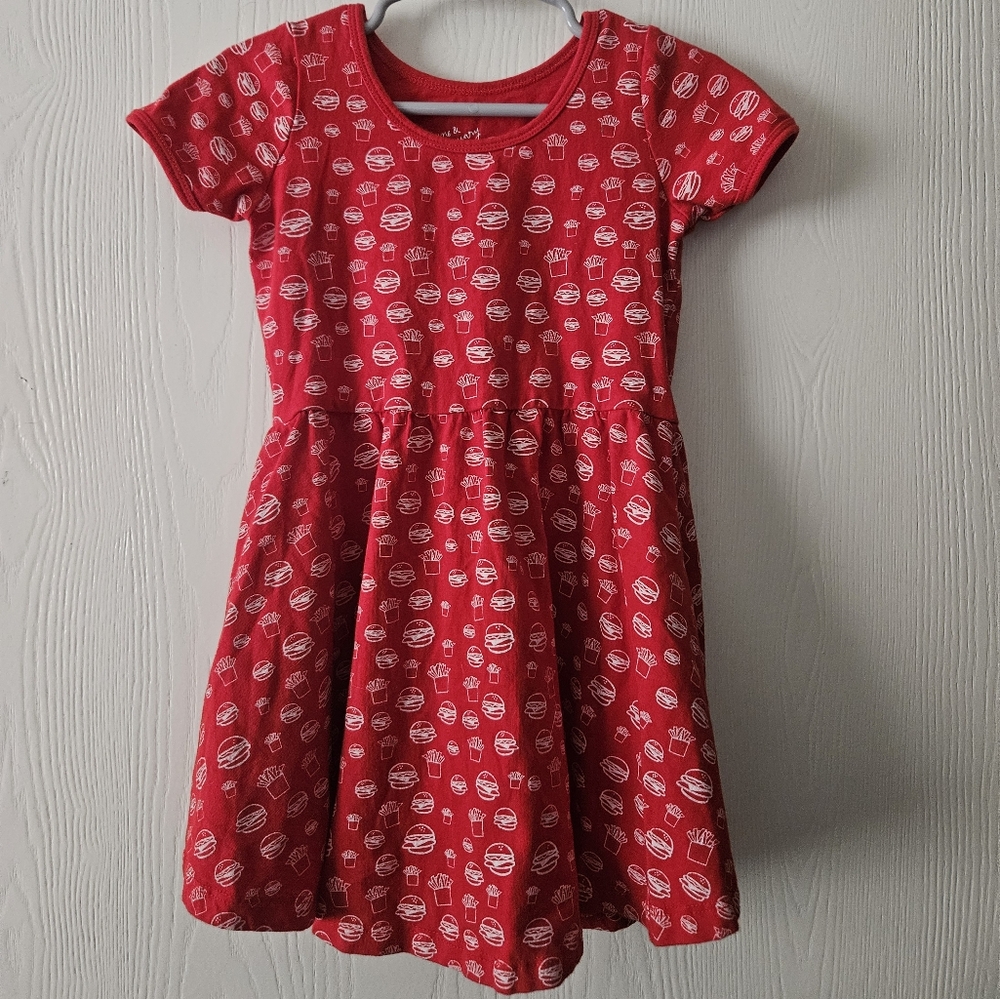 June & January hamburger dress